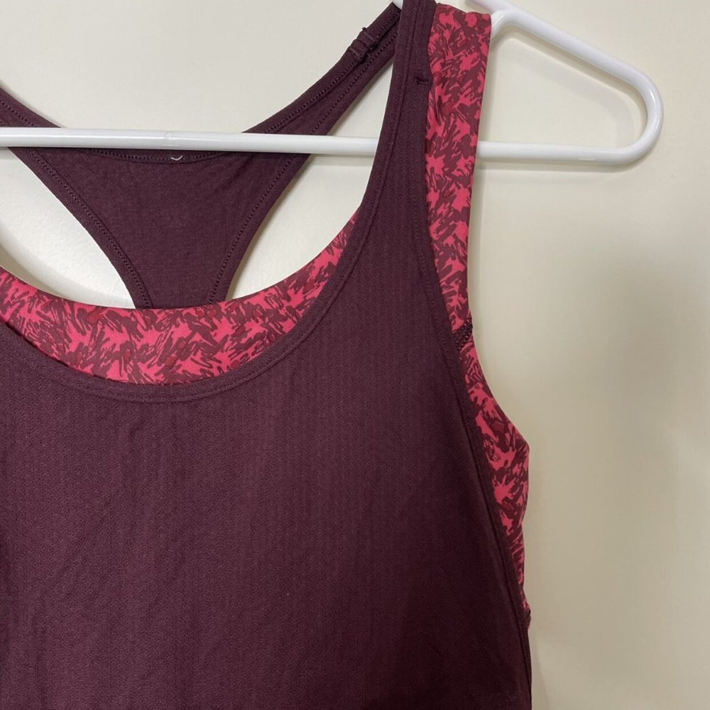 Women’s / Teen’s Lululemon All Sport Support Tank Bordeaux Size 6 - Picture 3 of 5